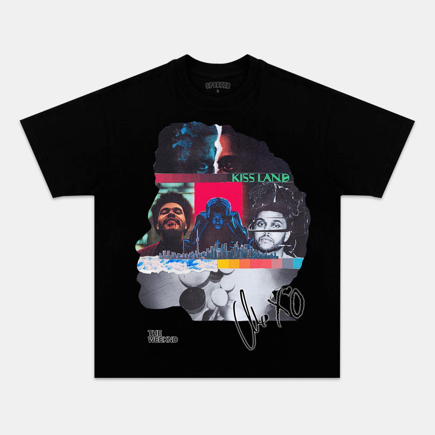 THE WEEKND & HEAD COLLAGE TEE