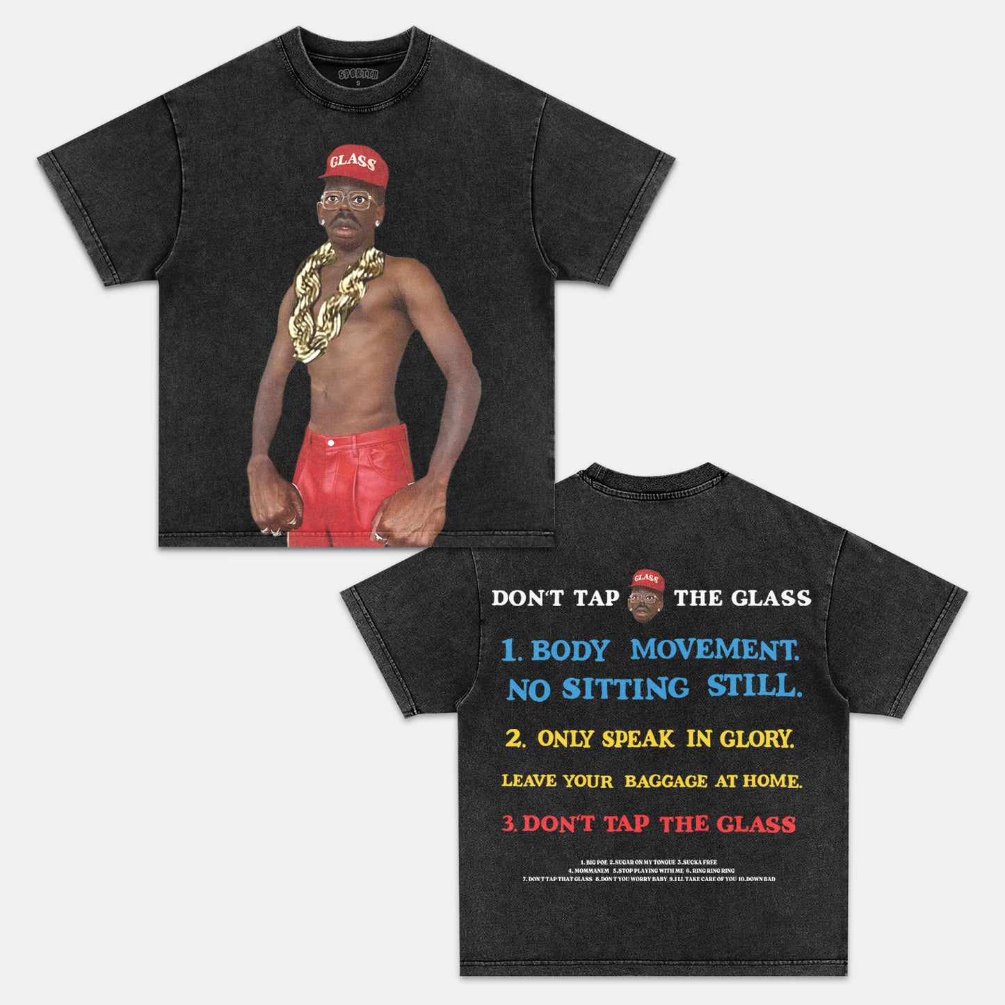 DON’T TAP THE GLASS & TYLER, THE CREATOR V6 TEE