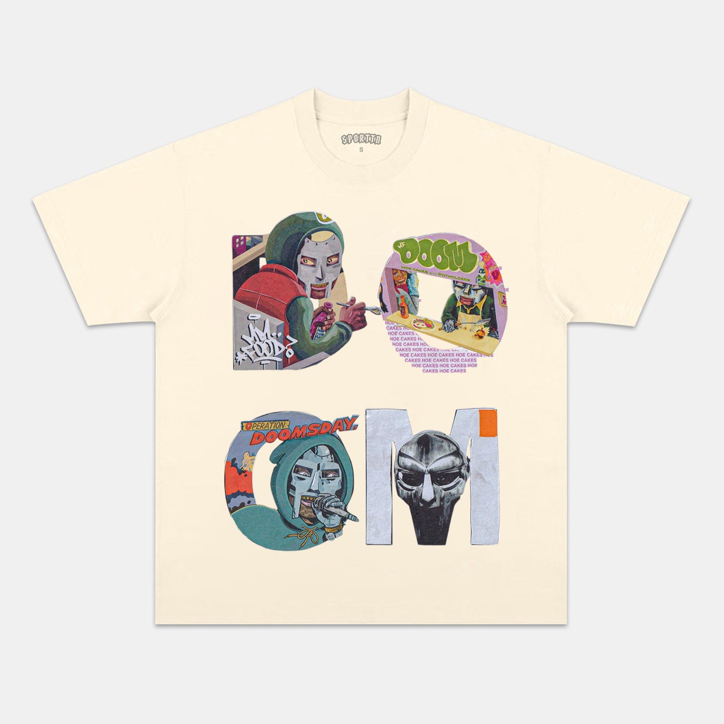 MF DOOM & HEAD COLLAGE TEE