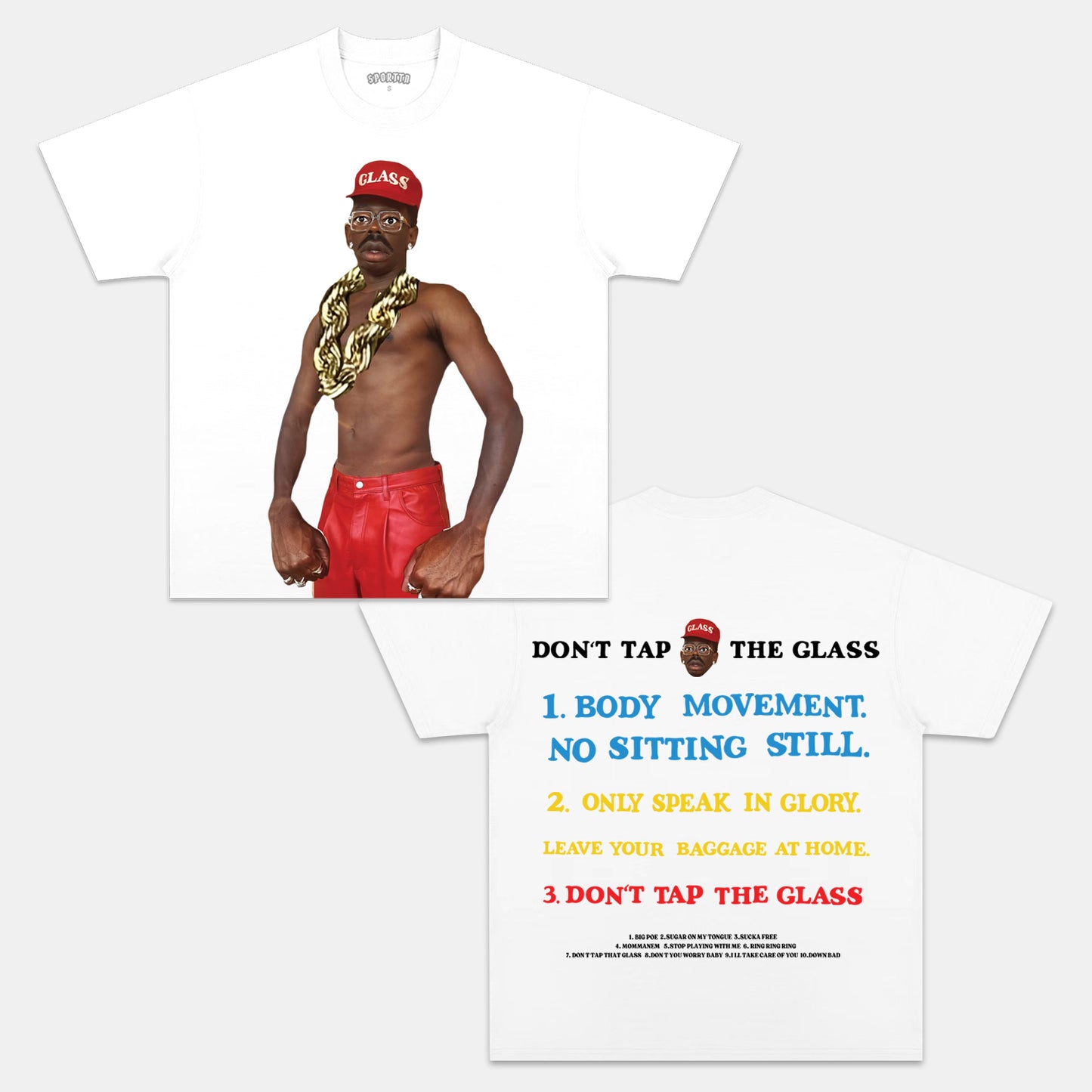 DON’T TAP THE GLASS & TYLER, THE CREATOR V6 TEE