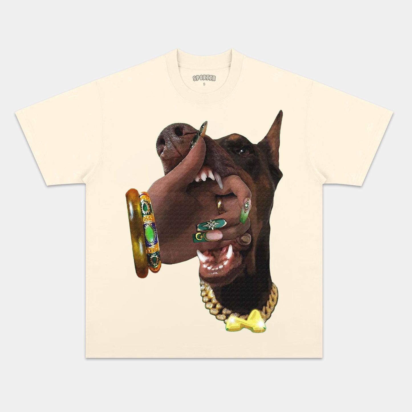 DOBERMAN & NAIL ART TEE