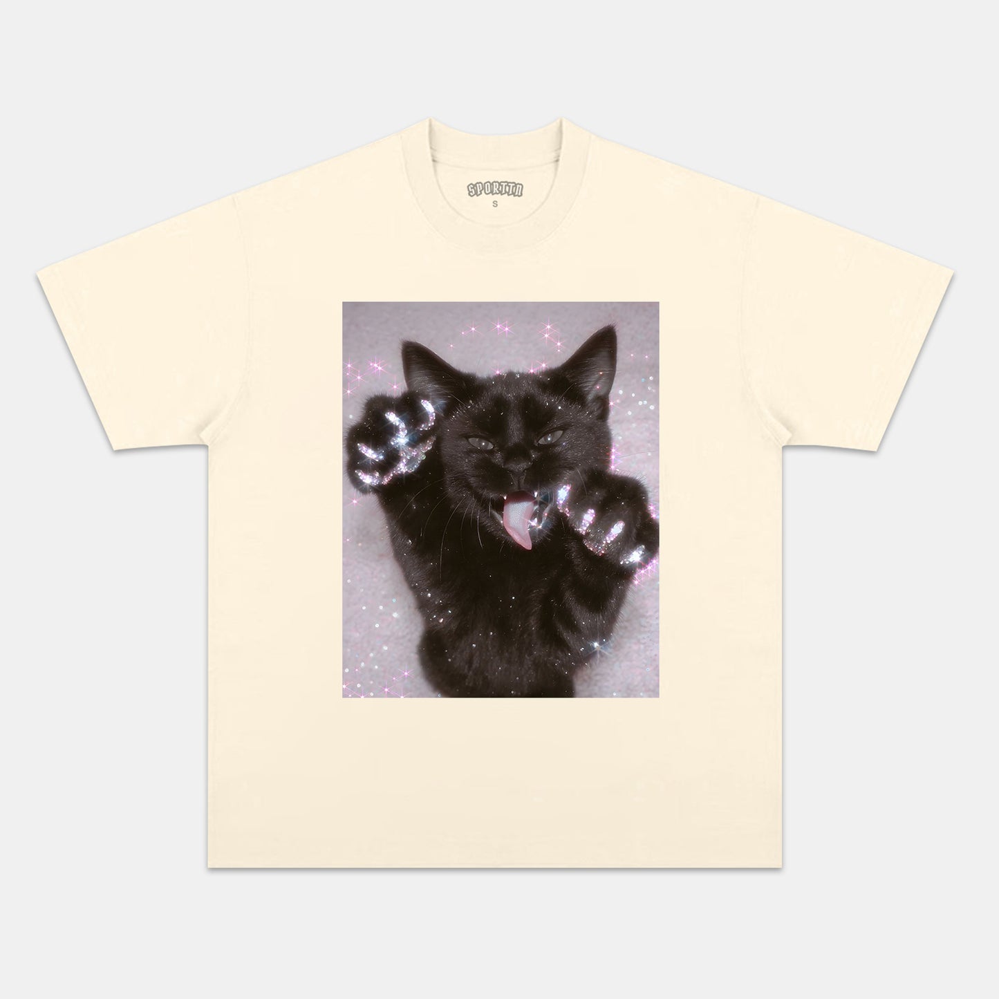 PINK DIAMOND CAT TEE