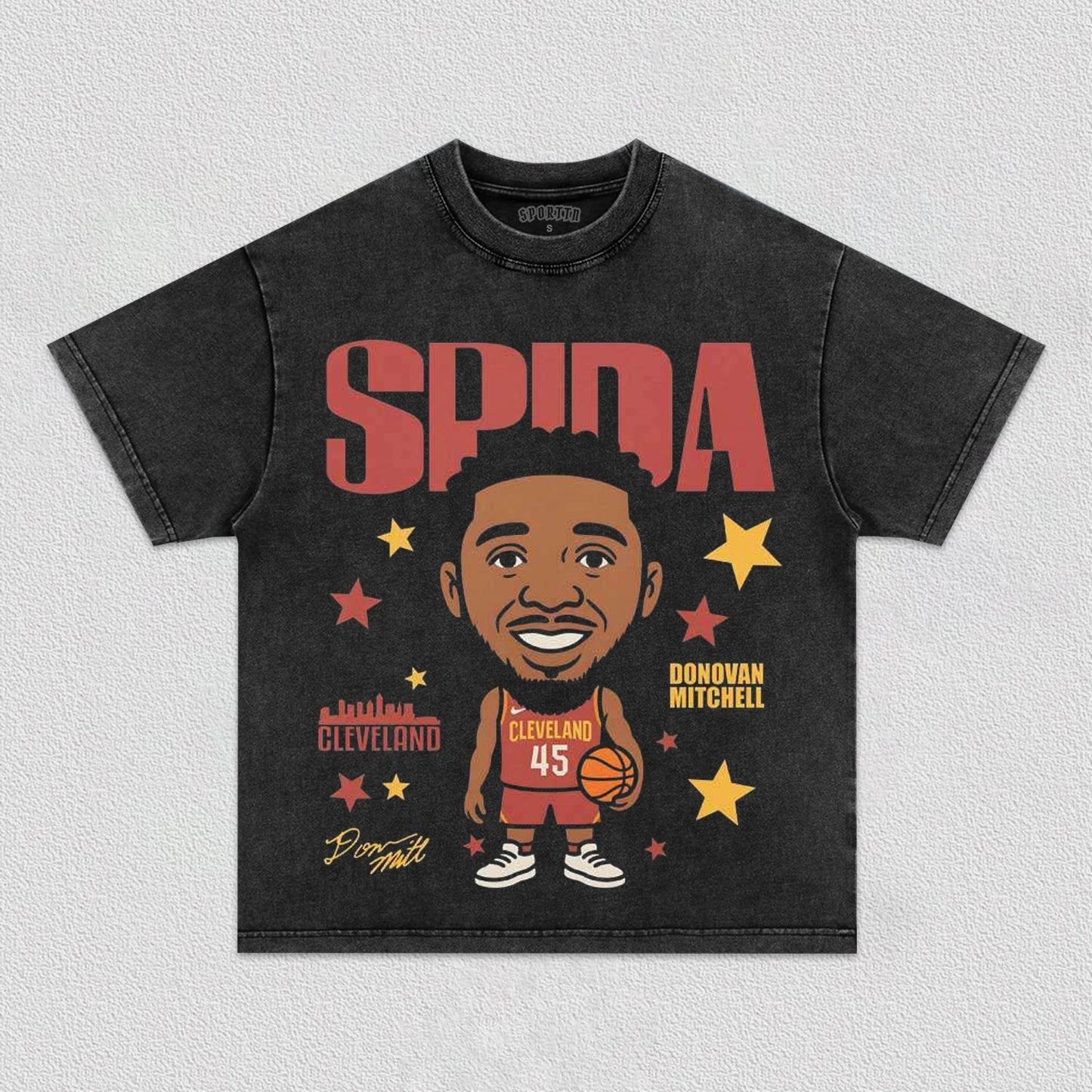 DONOVAN MITCHELL CARTOON TEE
