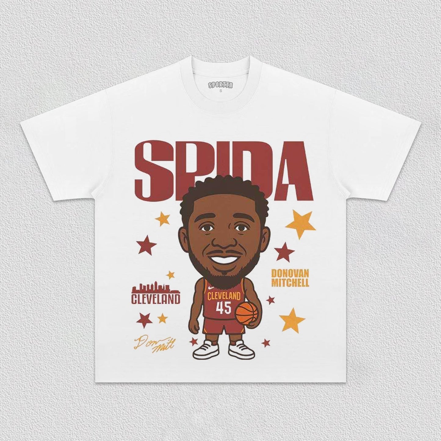 DONOVAN MITCHELL CARTOON TEE
