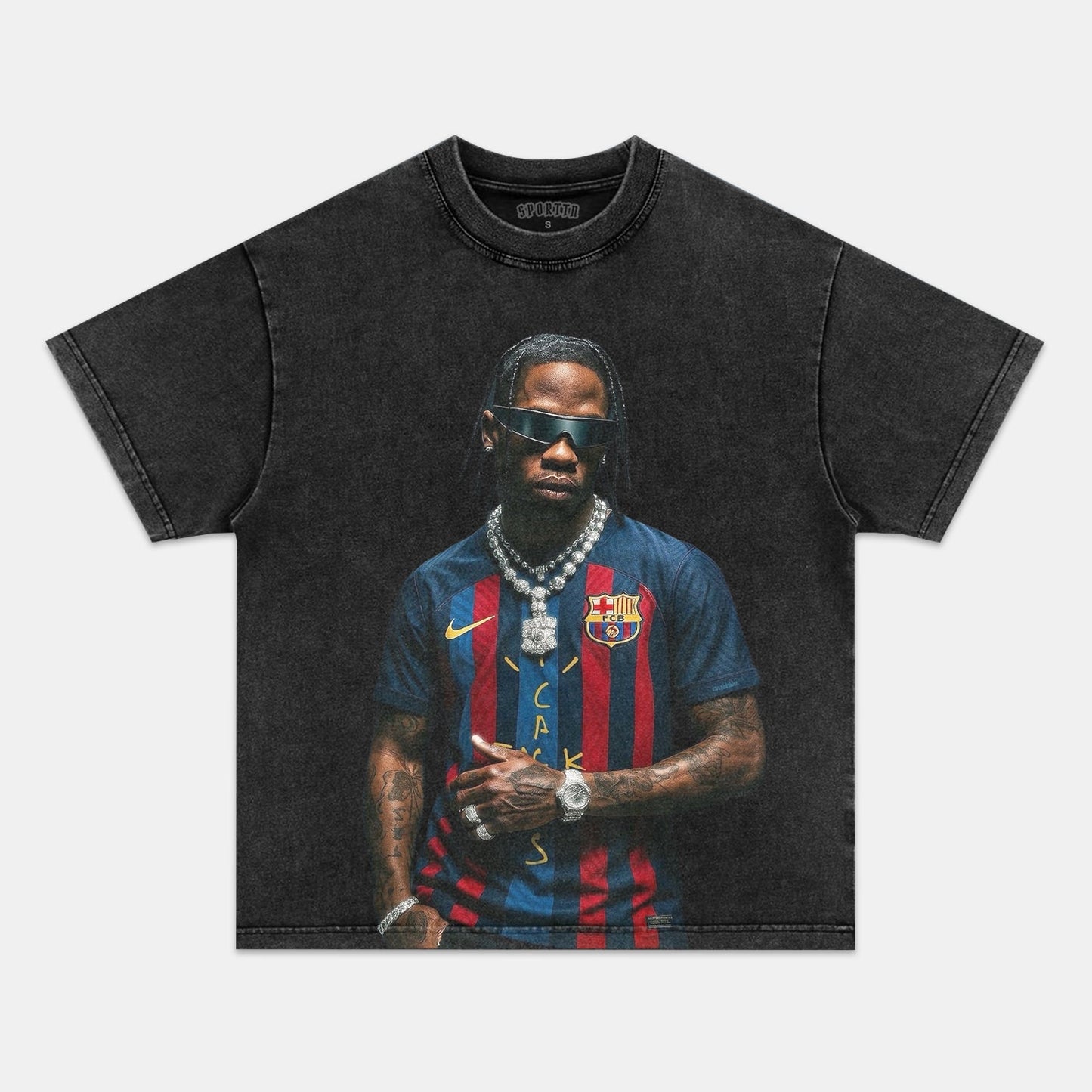 TRAVIS SCORTT & FC BARCELONA TEE