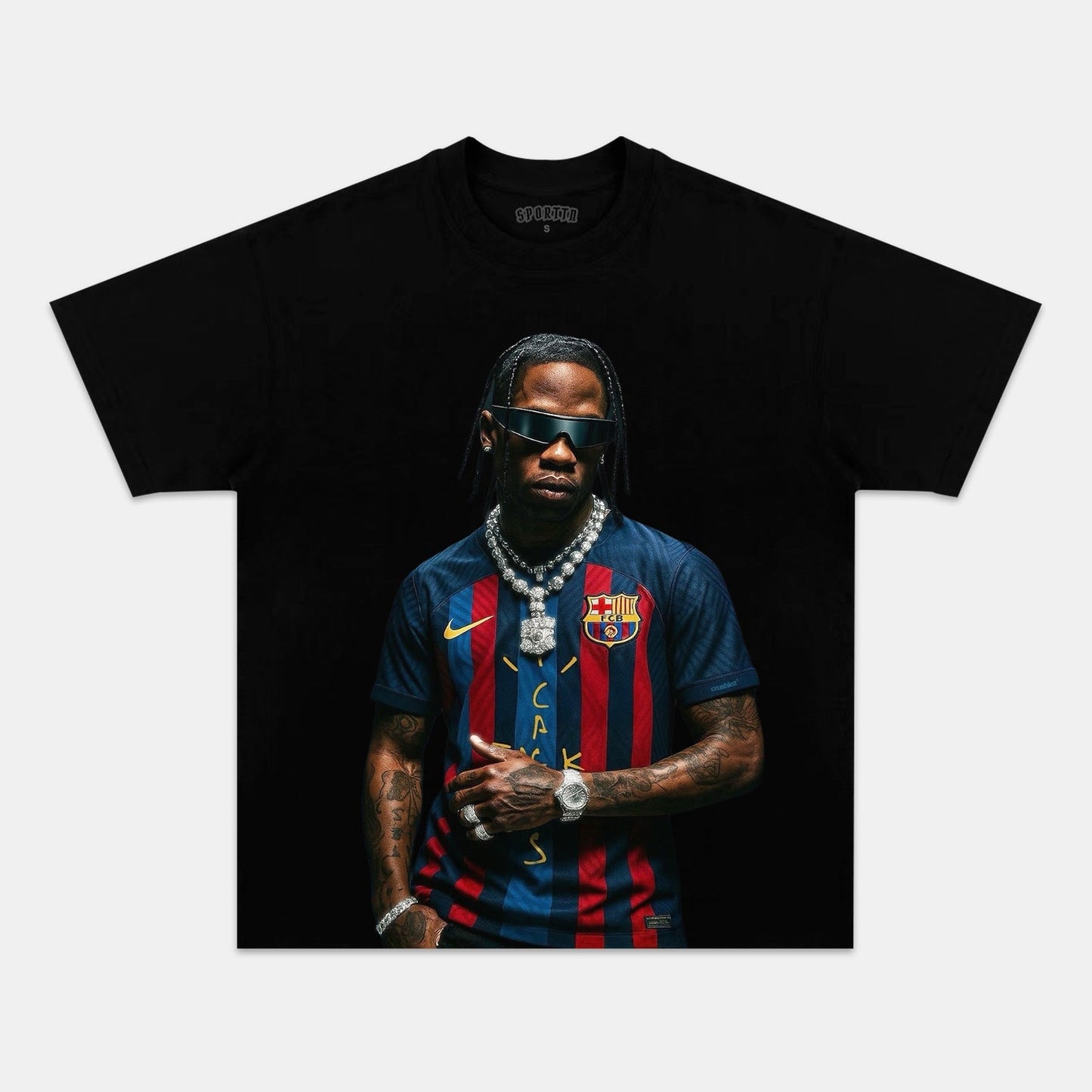 TRAVIS SCORTT & FC BARCELONA TEE