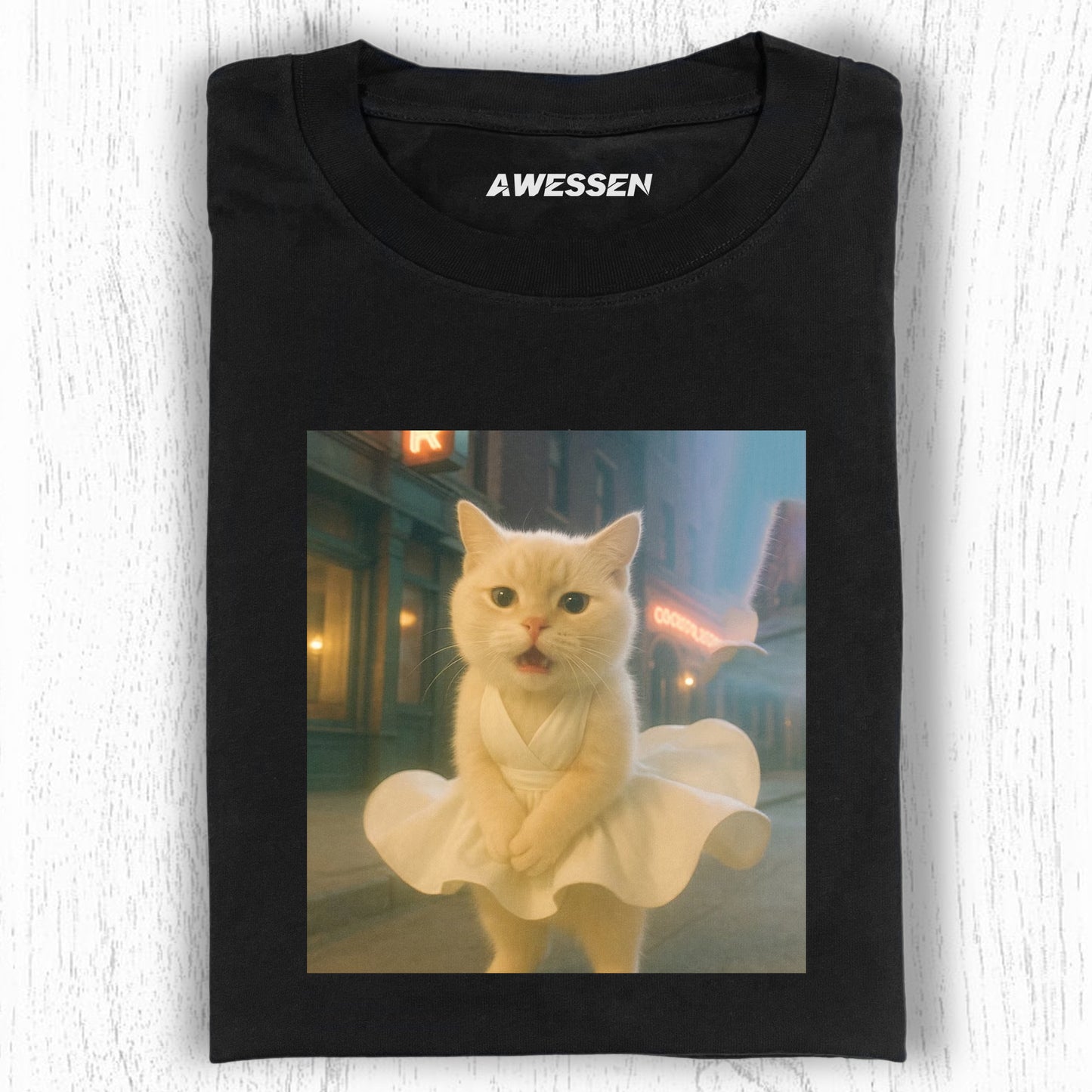 WACKY CAT TEE V6