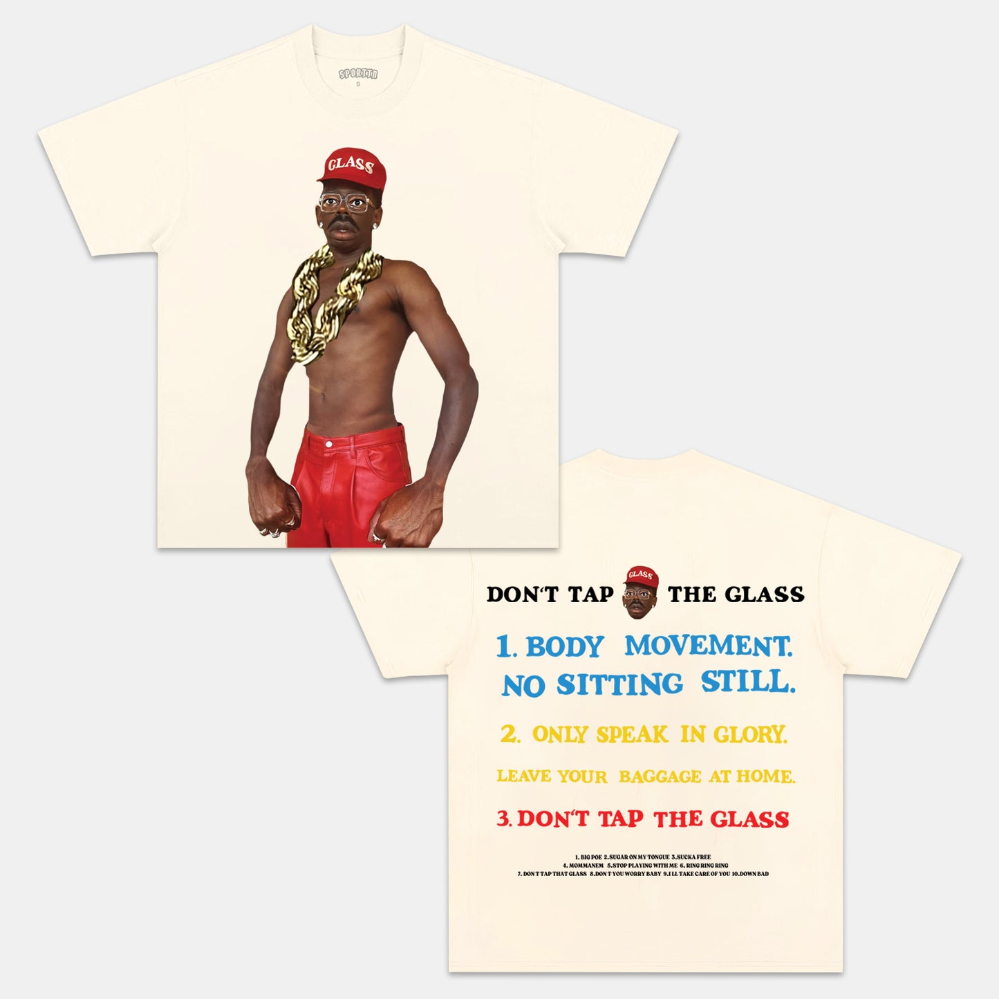 DON’T TAP THE GLASS & TYLER, THE CREATOR V6 TEE