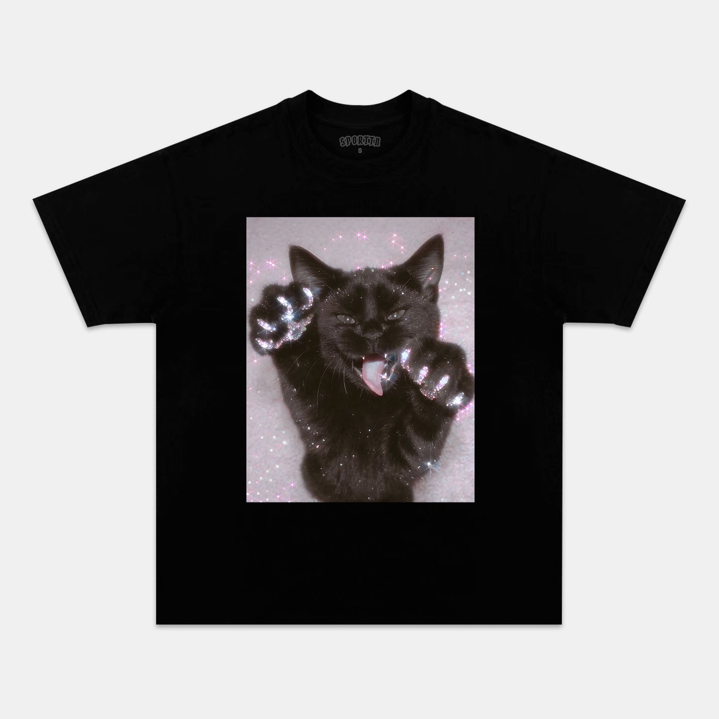 PINK DIAMOND CAT TEE