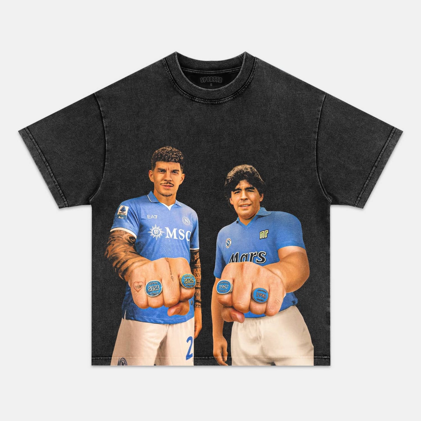 NAPOLI WIN 4TH SERIE A TITLE TEE.5.24