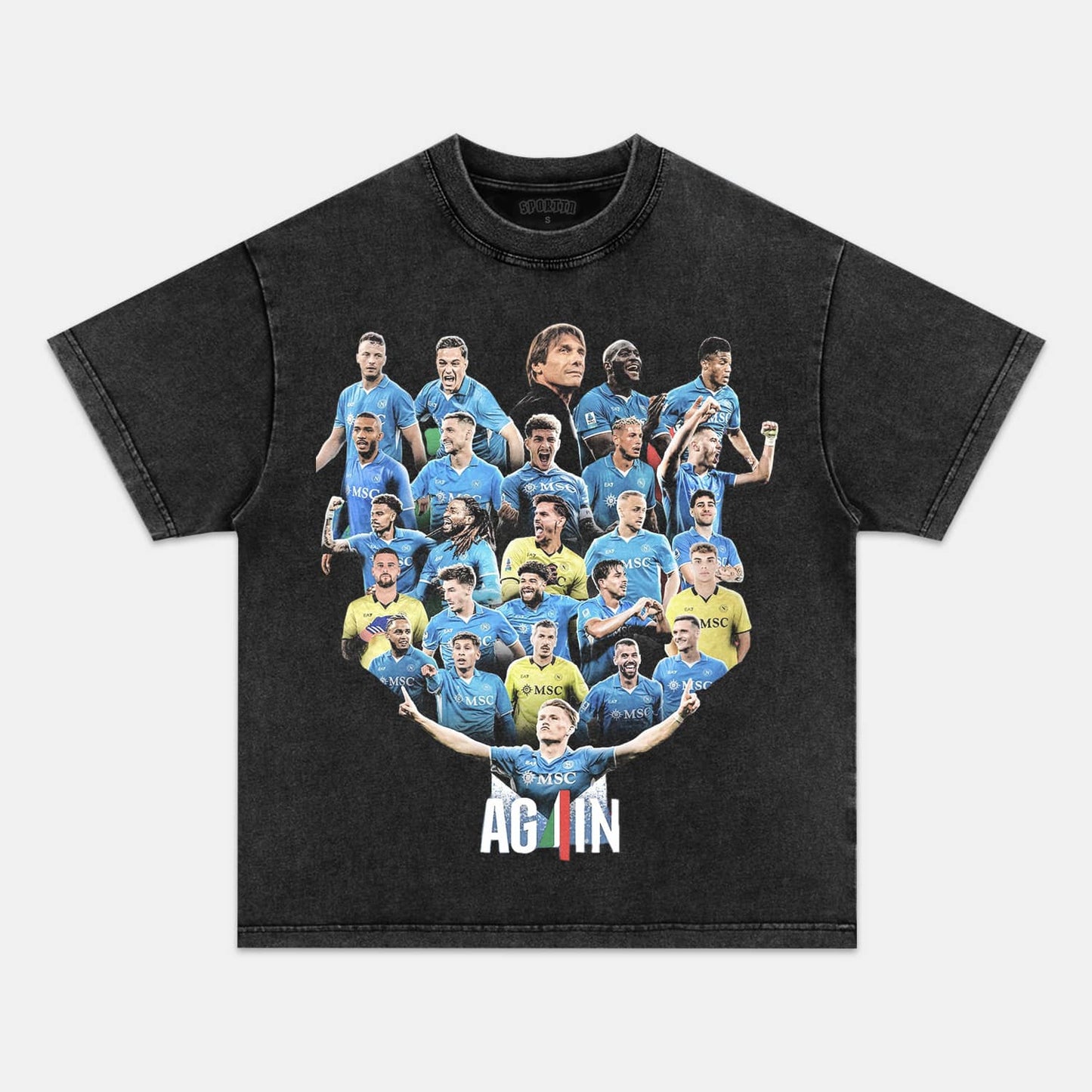 NAPOLI WIN 4TH SERIE A TITLE TEE. 5.24