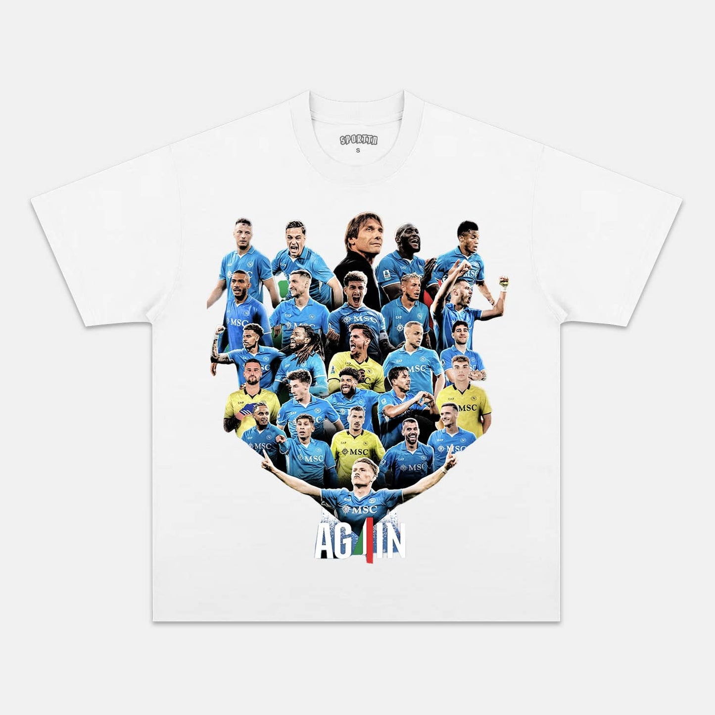 NAPOLI WIN 4TH SERIE A TITLE TEE. 5.24