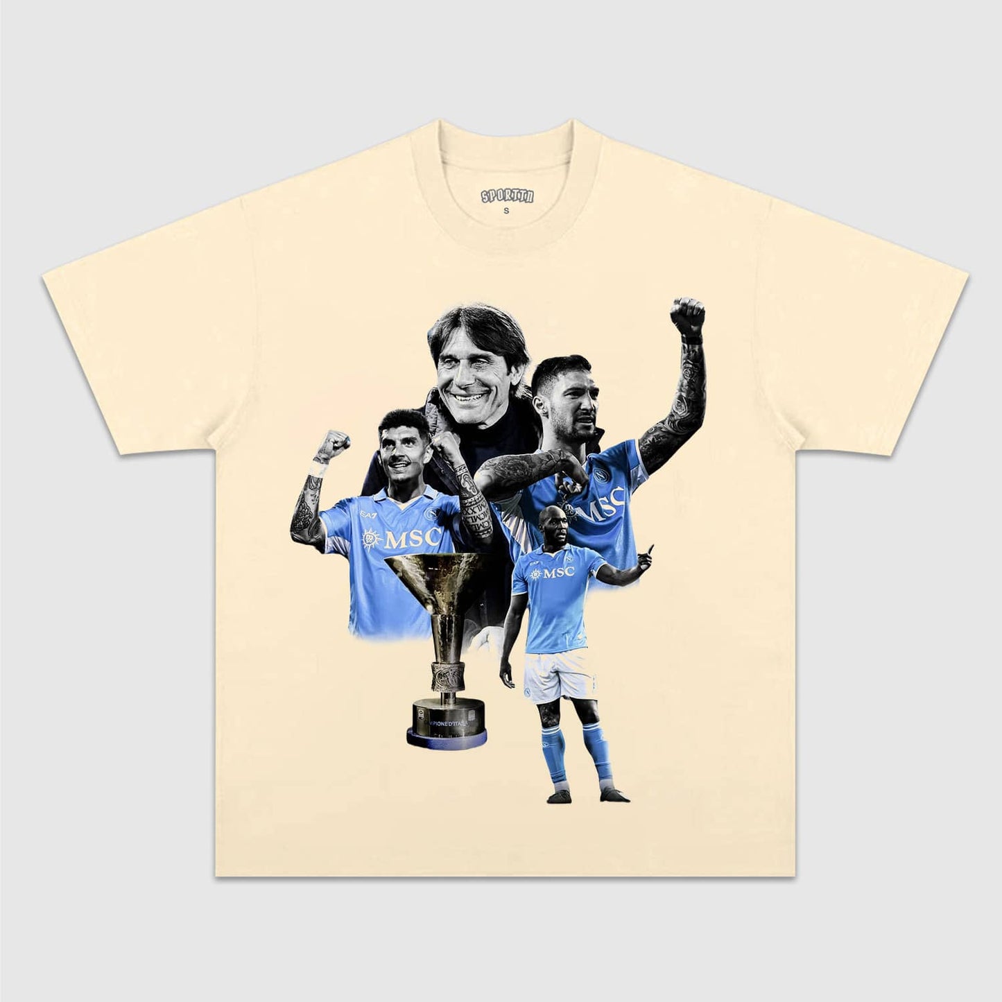 NAPOLI WIN 4TH SERIE A TITLE TEE. 5.24