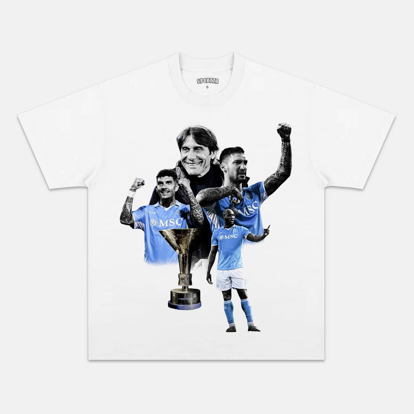 NAPOLI WIN 4TH SERIE A TITLE TEE. 5.24