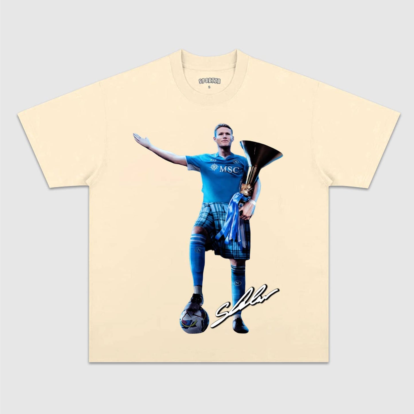 NAPOLI WIN 4TH SERIE A TITLE TEE. 5.24