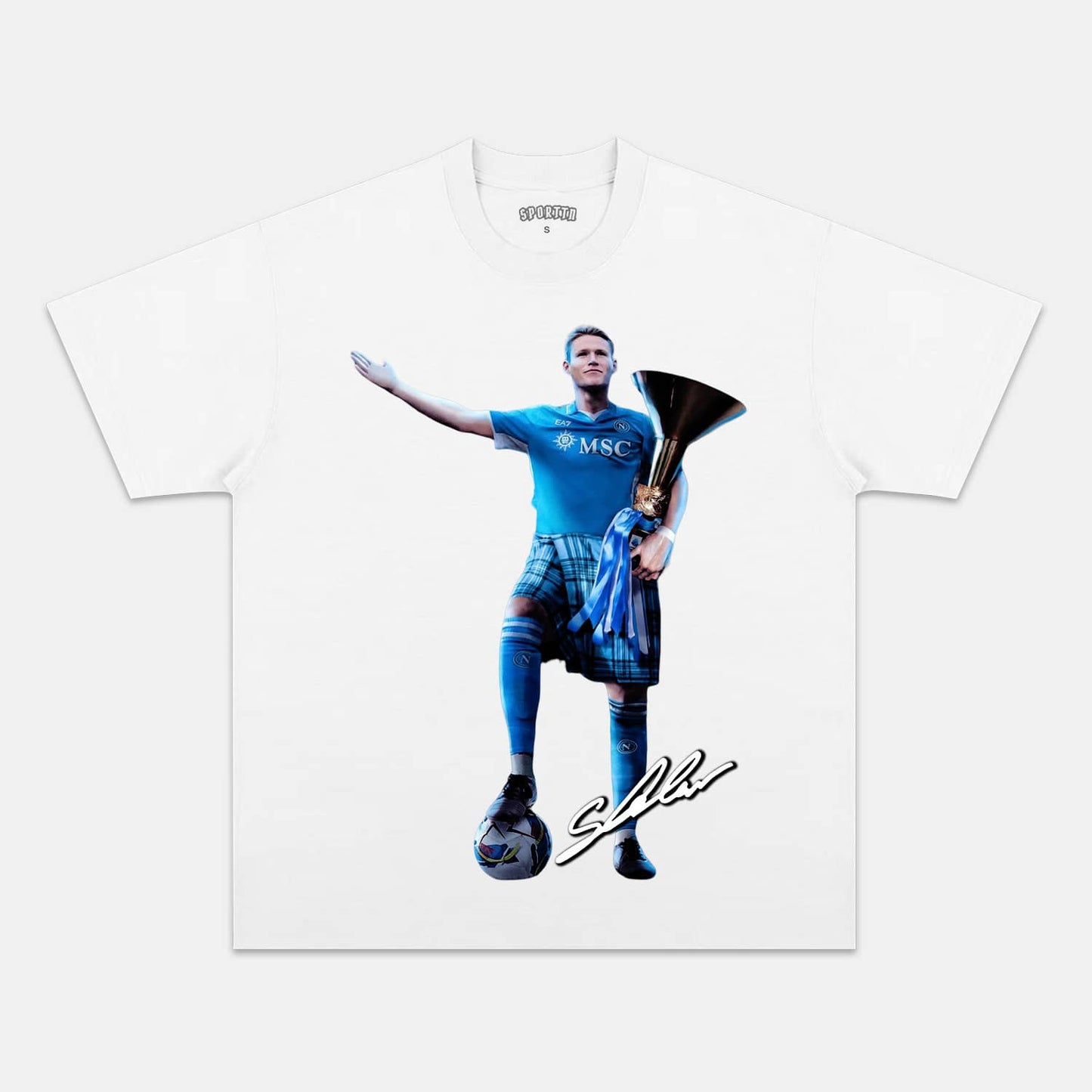 NAPOLI WIN 4TH SERIE A TITLE TEE. 5.24