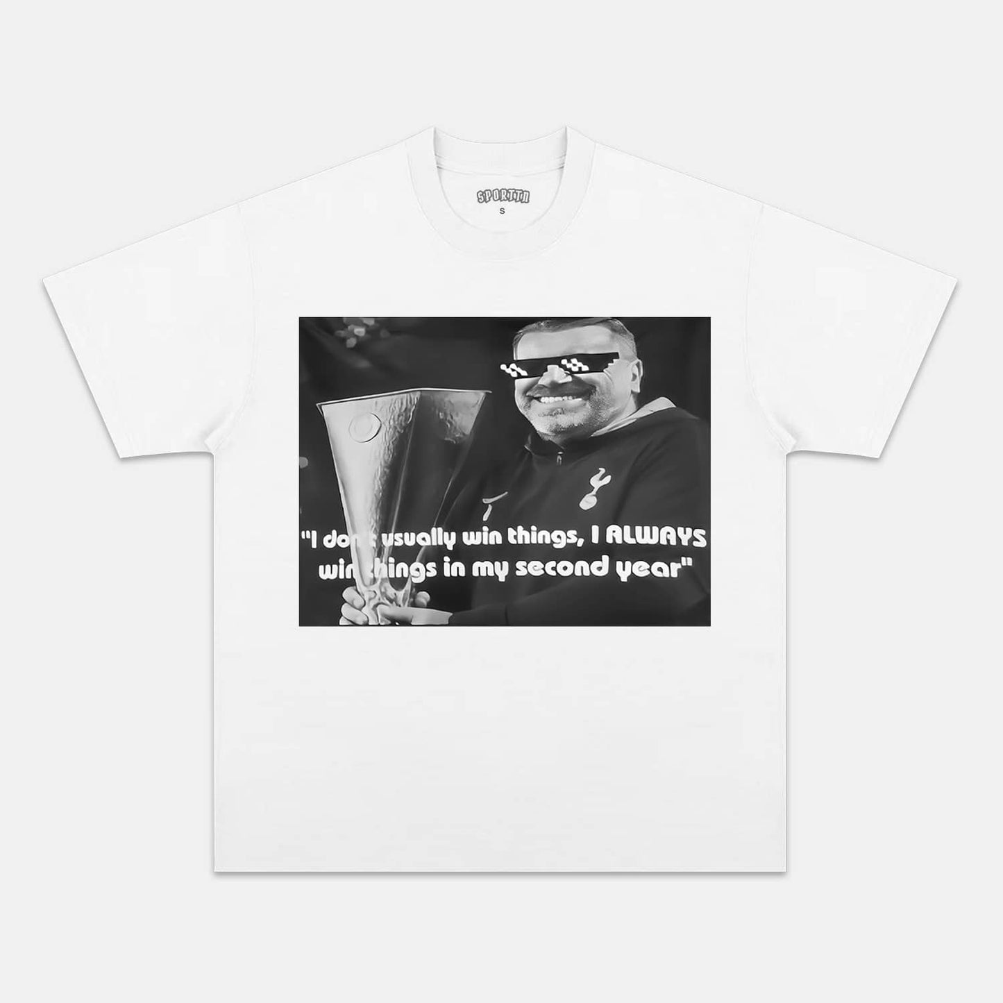 TOTTENHAM WIN THE ENROPA LEAGUE TEE. 5.23