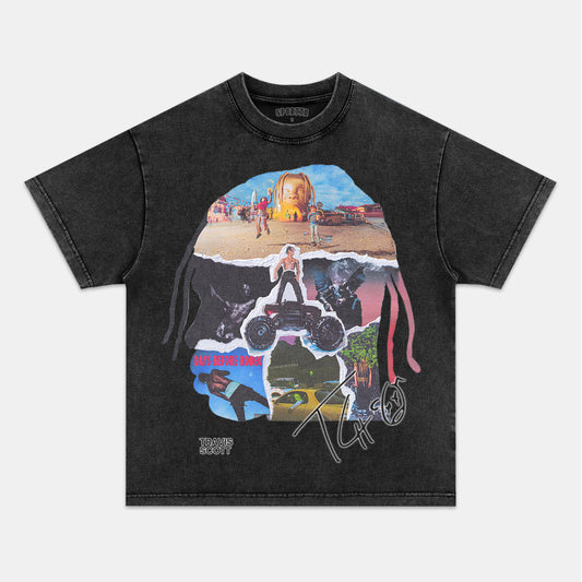 TRAVIS SCOTT & HEAD COLLAGE TEE