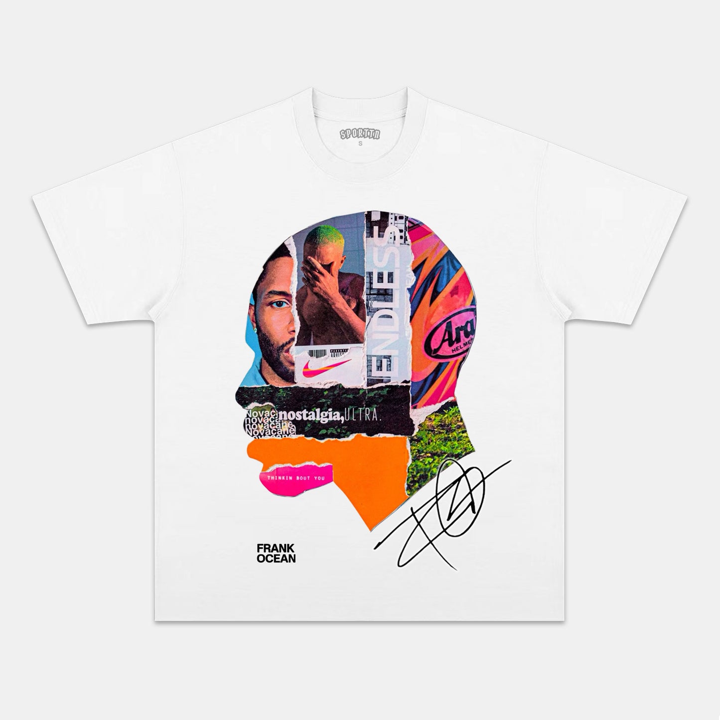 FRANK OCEAN & HEAD COLLAGE TEE