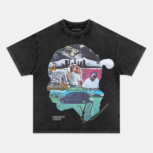 KENDRICK LAMAR & HEAD COLLAGE TEE