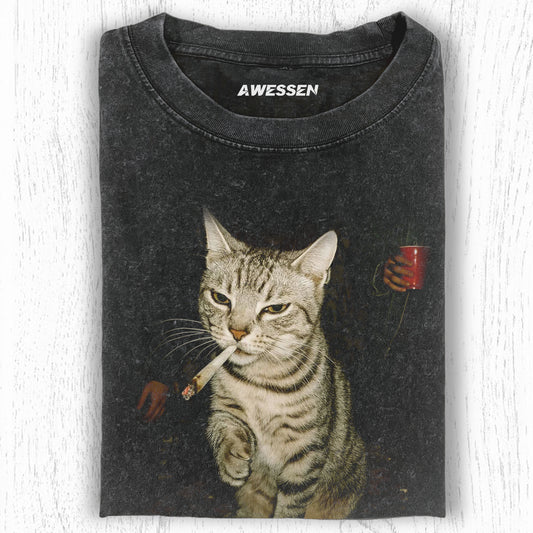 WACKY CAT TEE V2
