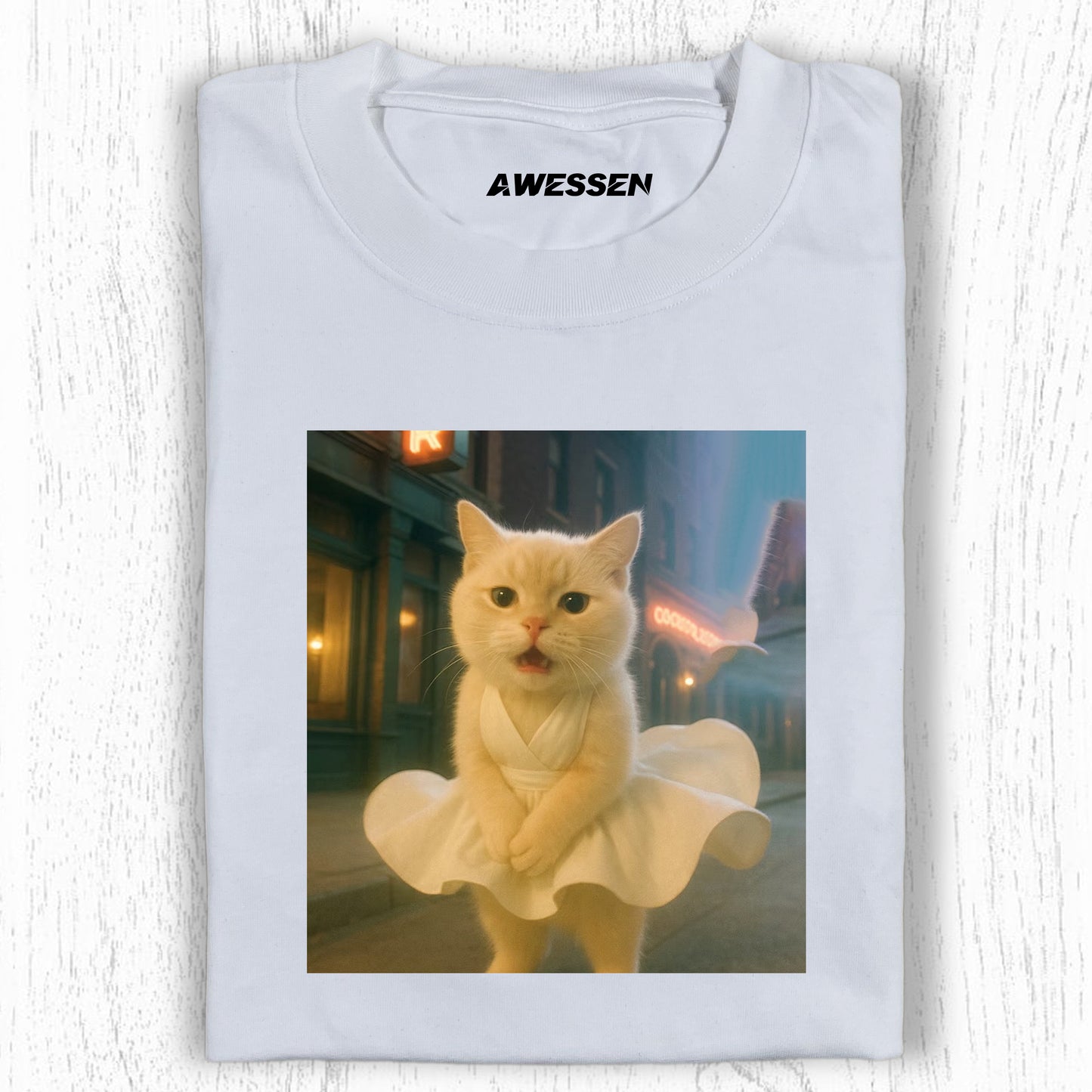 WACKY CAT TEE V6